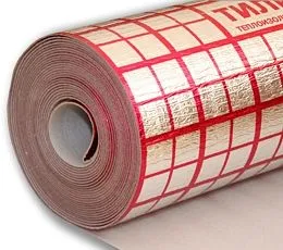 Подложка Фаралон 2 мм для теплого пола фольгированная теплоотражающая, 1 м²