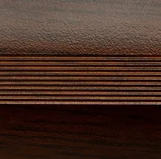 Порог (стык) Русский профиль Т-образный декорированный, 13*2700мм, Орех тёмный